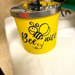 Yellow Bee Nice jar  Holder
